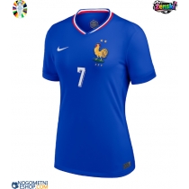 Ženski Nogometni dresi Francija Antoine Griezmann #7 Domači EP 2024 Kratek Rokav